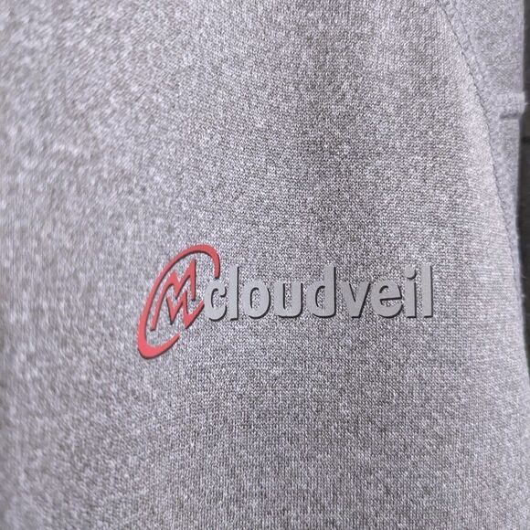 Cloudveil grey fleece lined zip up hoodie Small @F - Picture 4 of 13